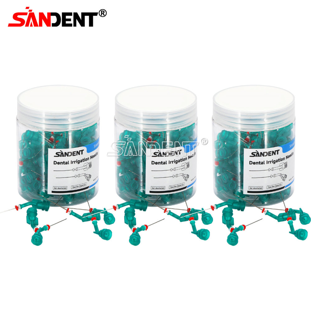 Dental Irrigation Endo Needle Tip Elbow Double Side Hole Root Canal Clean Syring
