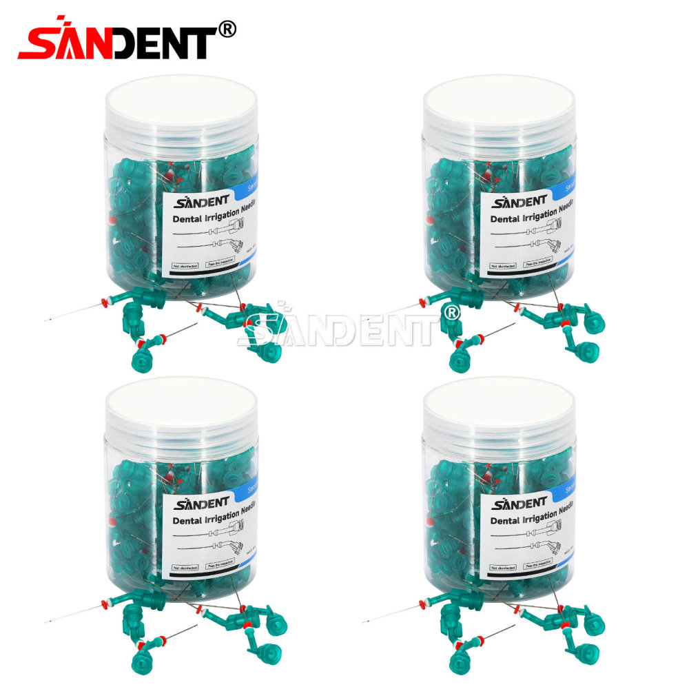 Dental Irrigation Endo Needle Tip Elbow Double Side Hole Root Canal Clean Syring