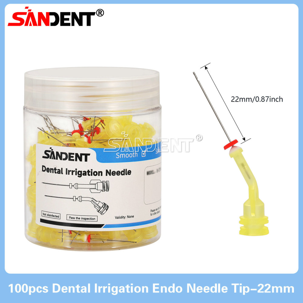 Dental Irrigation Endo Needle Tip Elbow Double Side Hole Root Canal Clean Syring