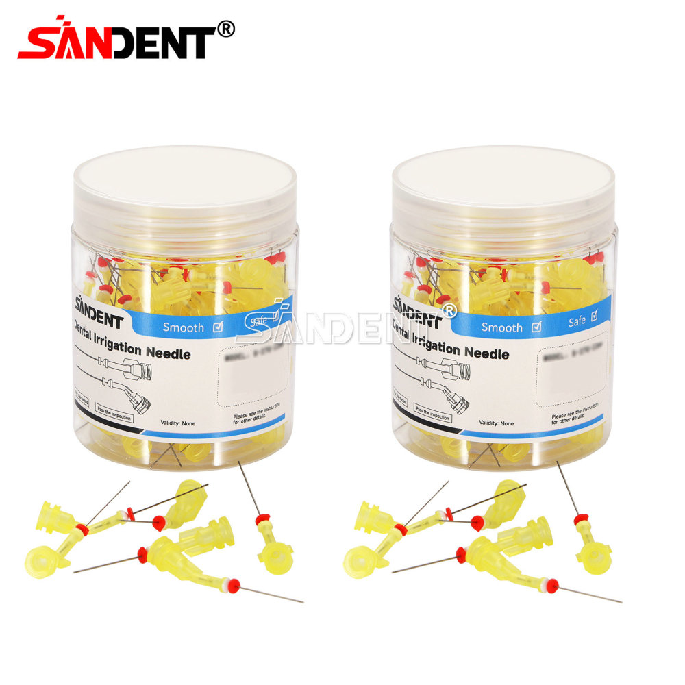 Dental Irrigation Endo Needle Tip Elbow Double Side Hole Root Canal Clean Syring