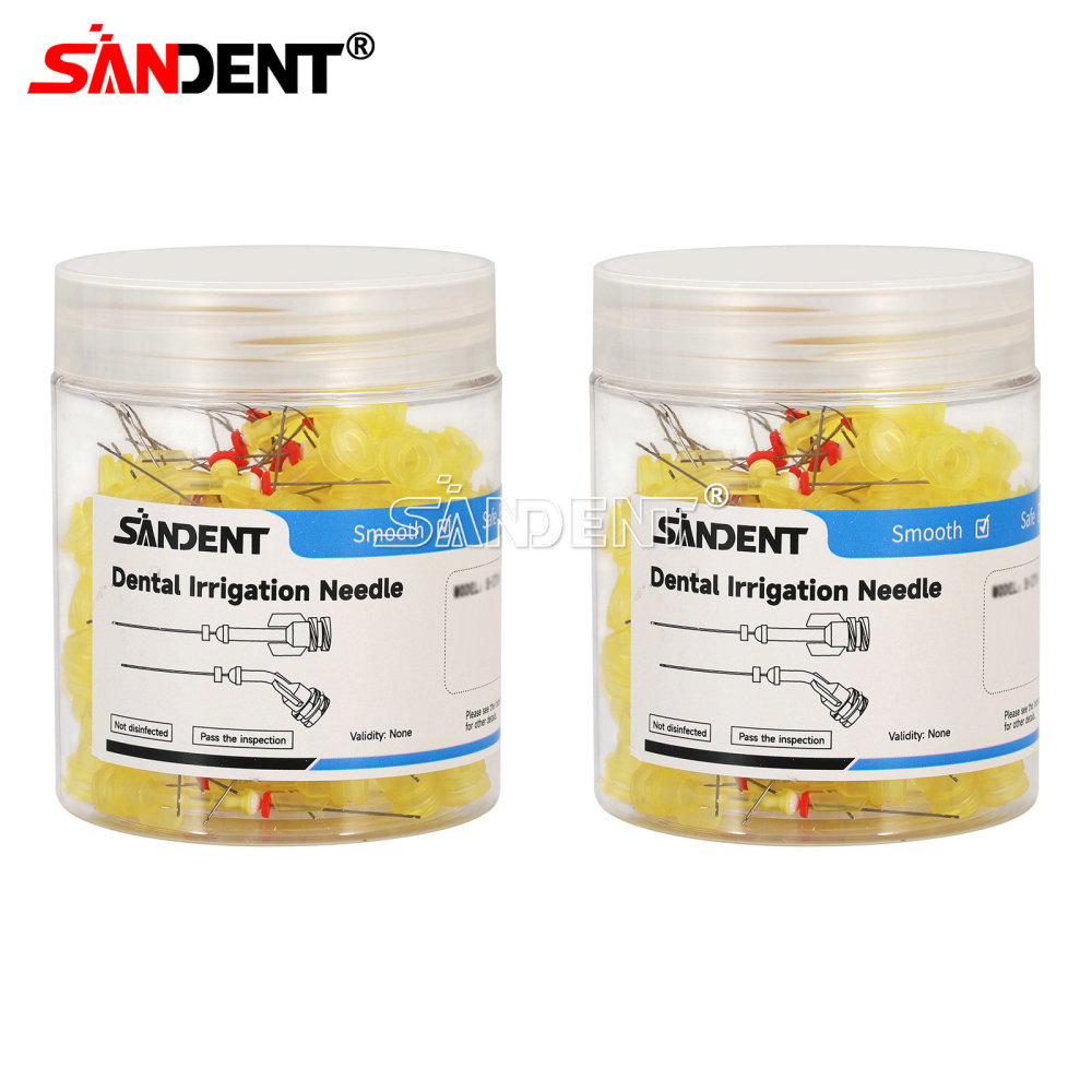 Dental Irrigation Endo Needle Tip Elbow Double Side Hole Root Canal Clean Syring