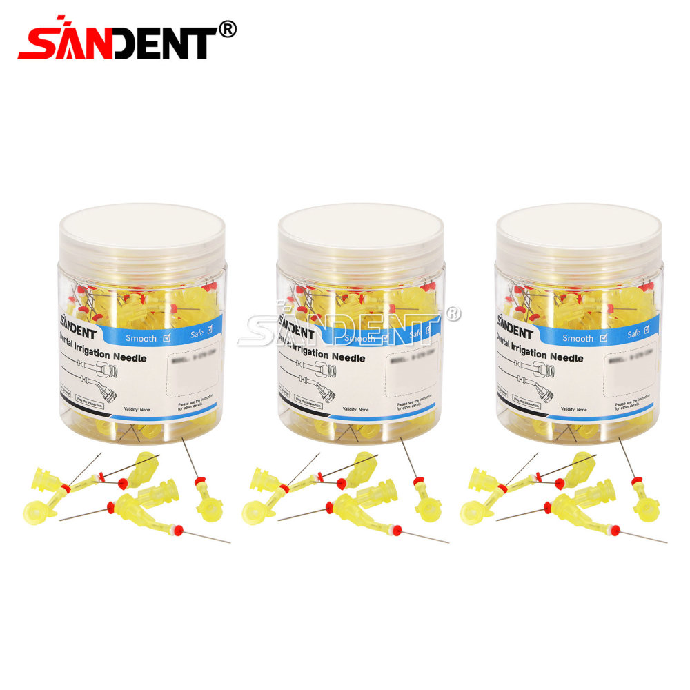 Dental Irrigation Endo Needle Tip Elbow Double Side Hole Root Canal Clean Syring