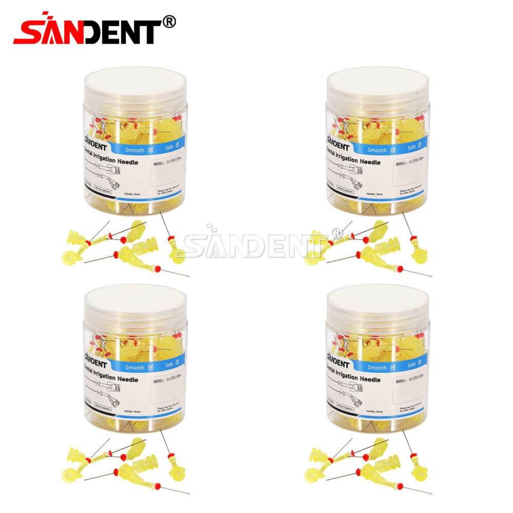 Dental Irrigation Endo Needle Tip Elbow Double Side Hole Root Canal Clean Syring
