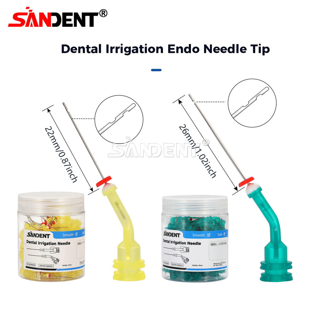 Dental Irrigation Endo Needle Tip Elbow Double Side Hole Root Canal Clean Syring