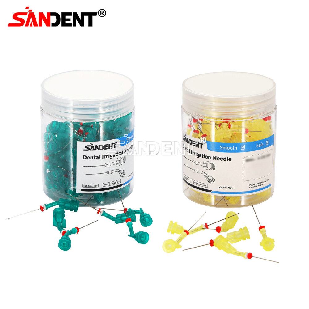Dental Irrigation Endo Needle Tip Elbow Double Side Hole Root Canal Clean Syring