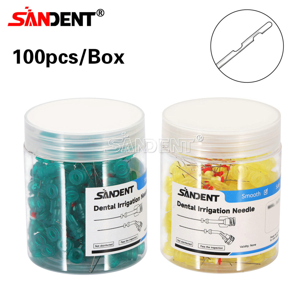 Dental Irrigation Endo Needle Tip Elbow Double Side Hole Root Canal Clean Syring