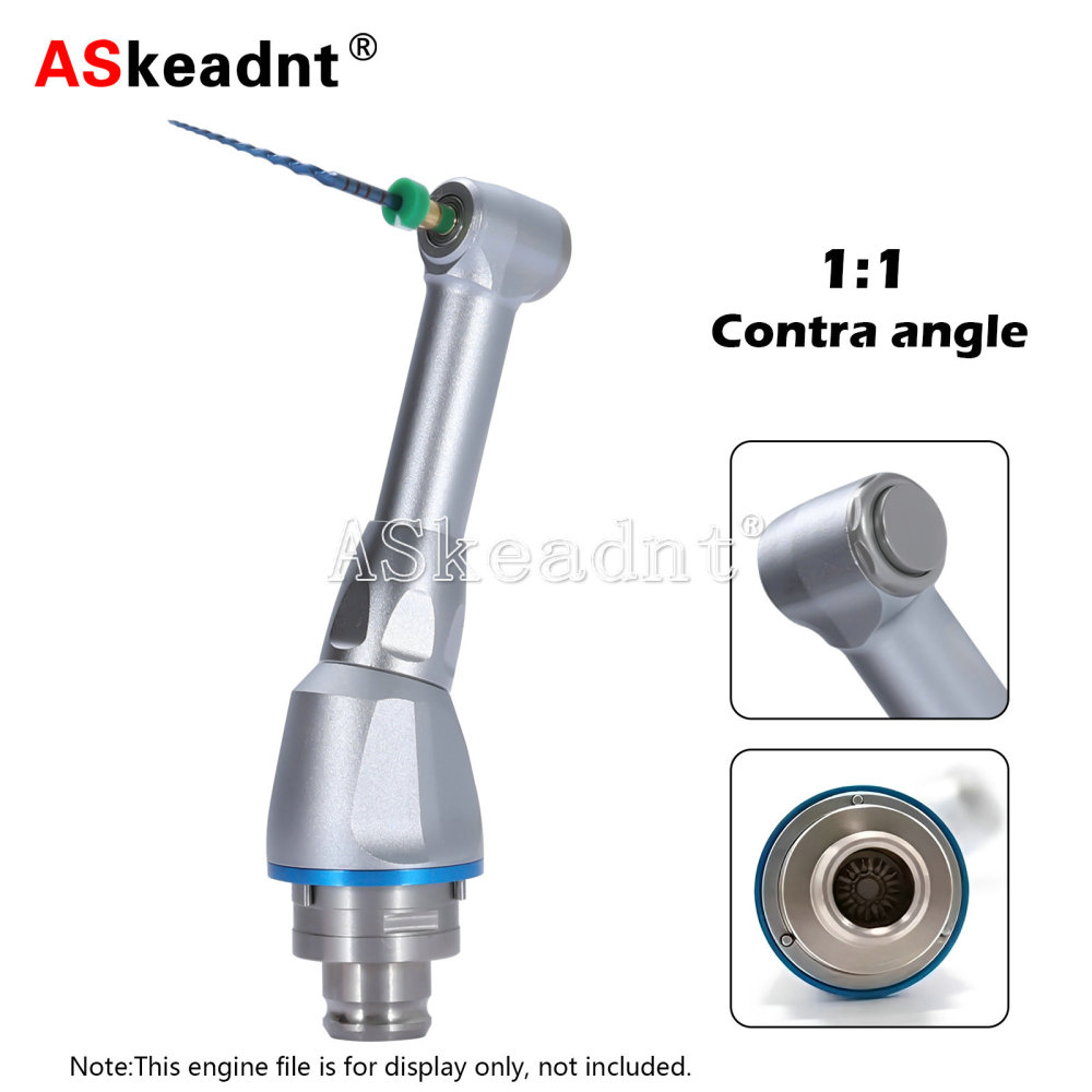Dental 4:1/1:1/16:1 Contra Angle Head for Hygiene Prophy Handpiece/Endo Motor