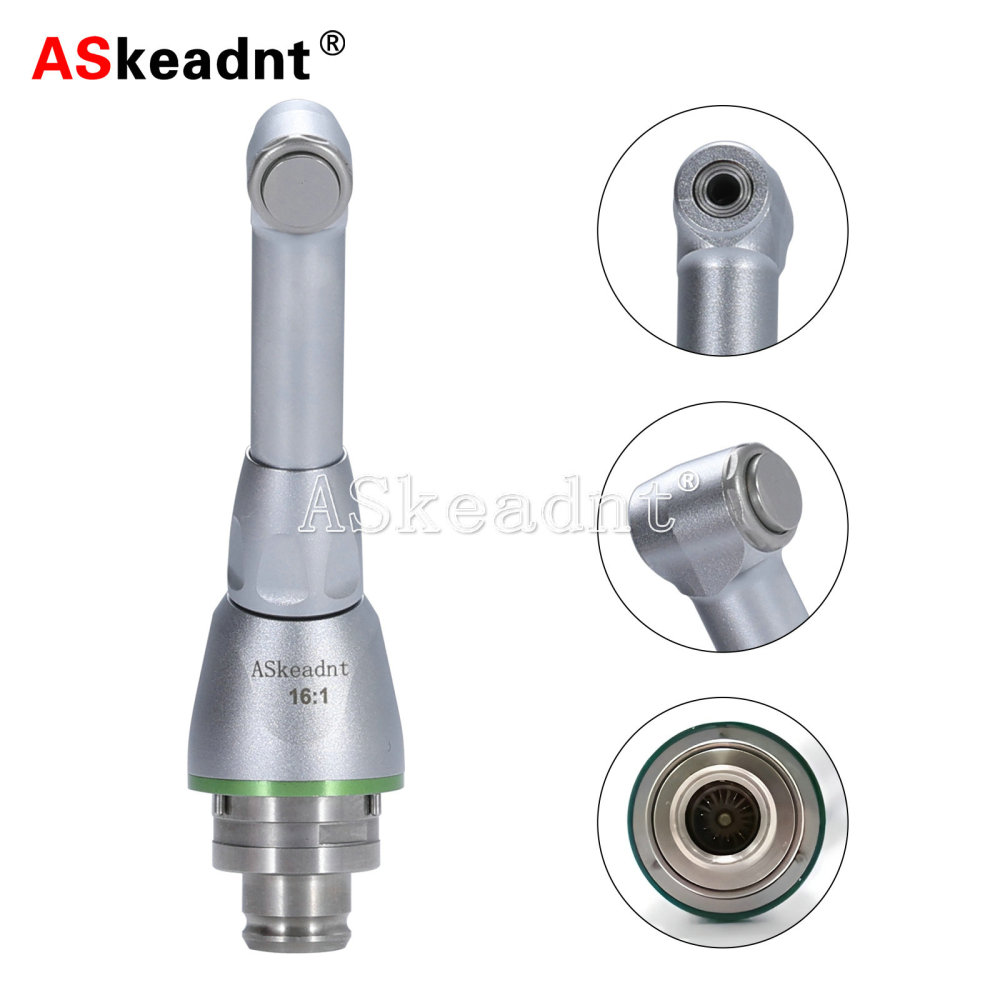 Dental 4:1/1:1/16:1 Contra Angle Head for Hygiene Prophy Handpiece/Endo Motor