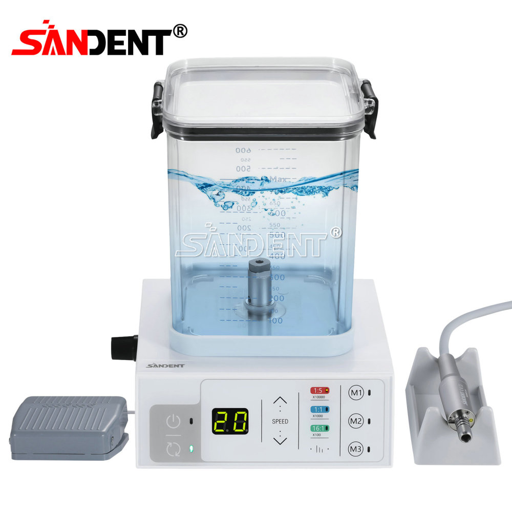 Dental LED Brushless Electric Micro Motor with Water Tank For Practice fit E-Type 1:1 1:5