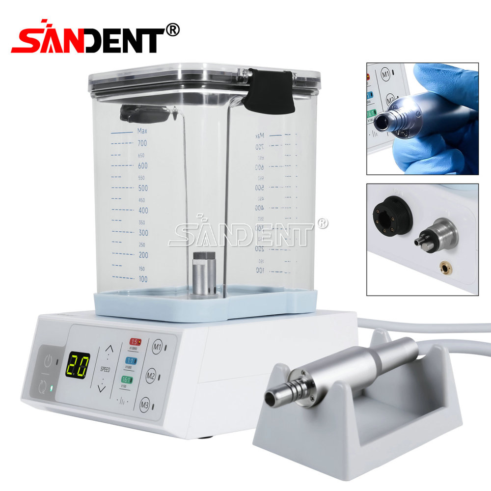 Dental LED Brushless Electric Micro Motor with Water Tank For Practice fit E-Type 1:1 1:5