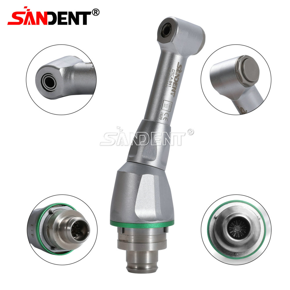 Dental 4:1/1:1/16:1 Contra Angle Head for Hygiene Prophy Handpiece/Endo Motor