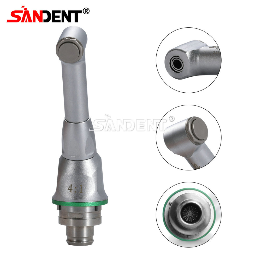 Dental 4:1/1:1/16:1 Contra Angle Head for Hygiene Prophy Handpiece/Endo Motor