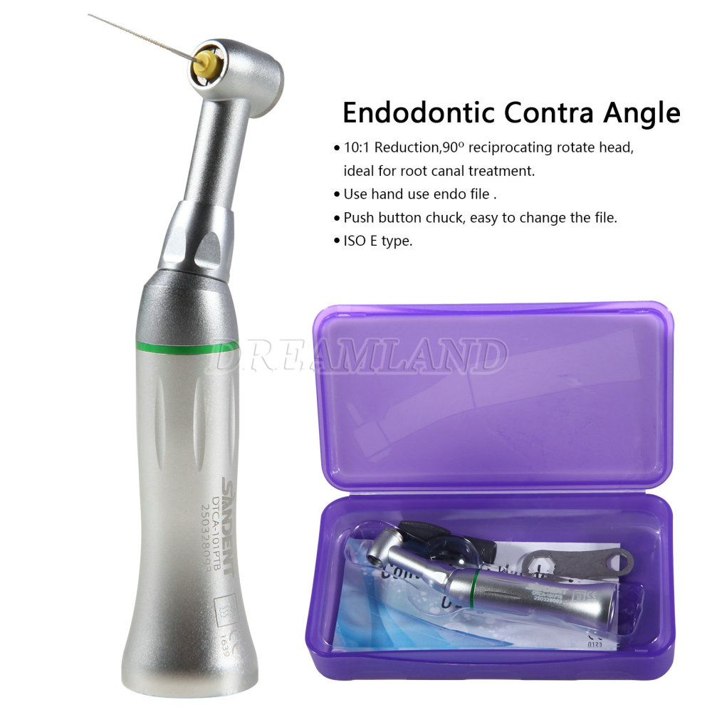 SANDENT Dental Endo Handpiece 10:1 Reciprocating Contra Angle fit hand use files