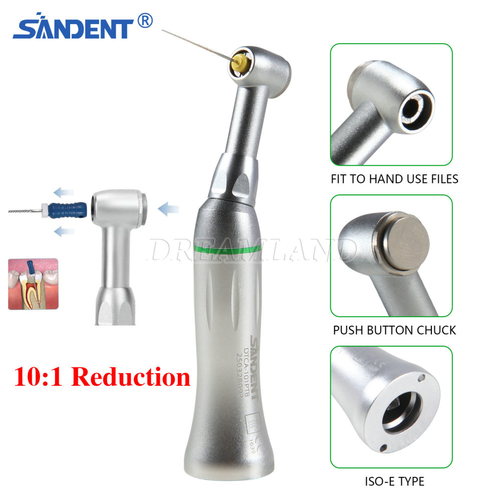 SANDENT Dental Endo Handpiece 10:1 Reciprocating Contra Angle fit hand use files
