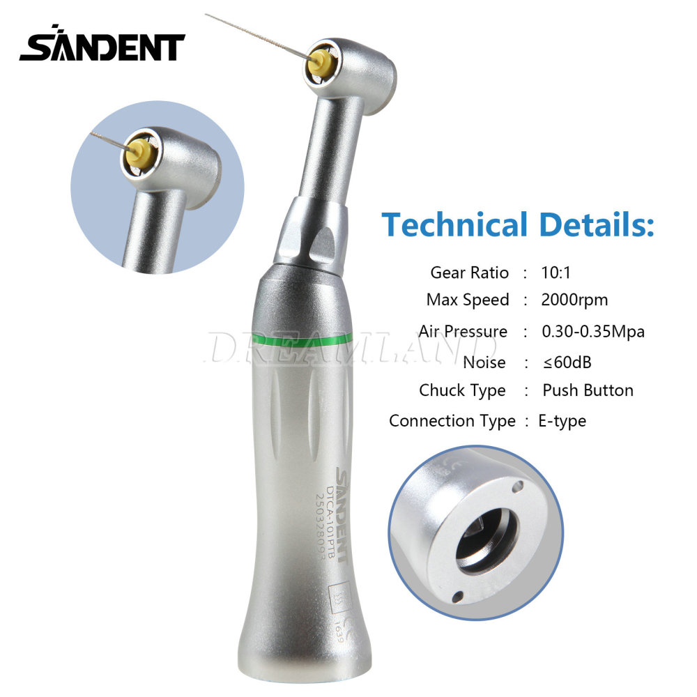 SANDENT Dental Endo Handpiece 10:1 Reciprocating Contra Angle fit hand use files