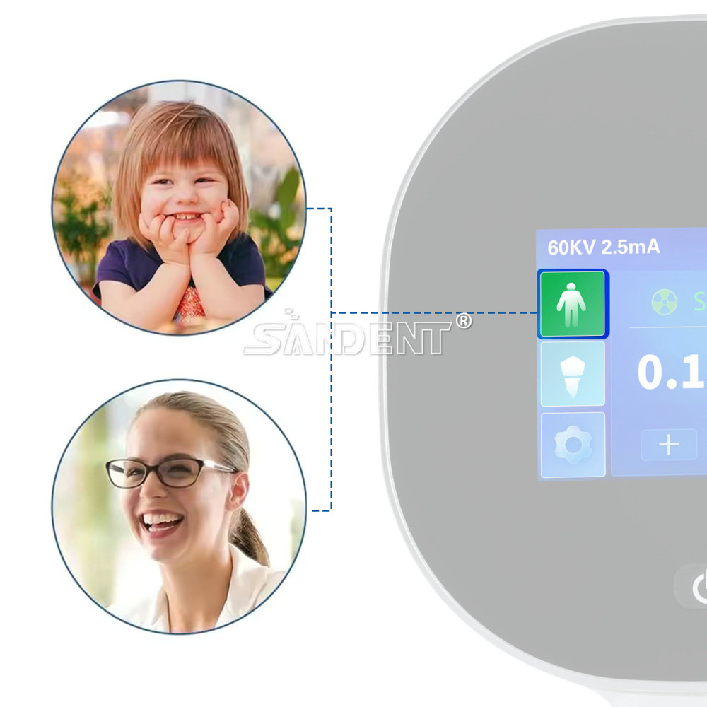 Dental Portable Mobile X-Ray Unit Macine Digital High Frequency+ Scatter Shield