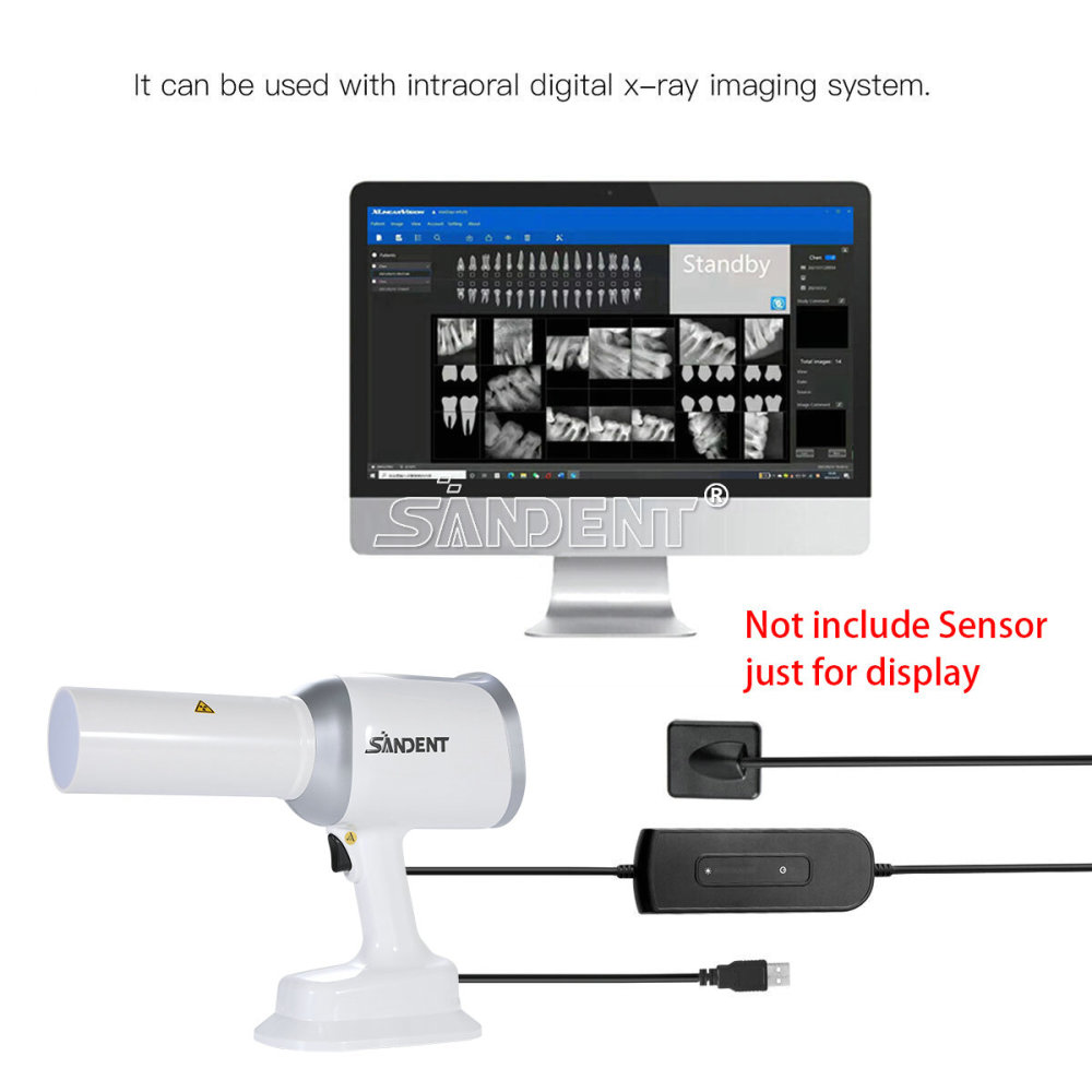 Dental Portable Mobile X-Ray Unit Macine Digital High Frequency+ Scatter Shield