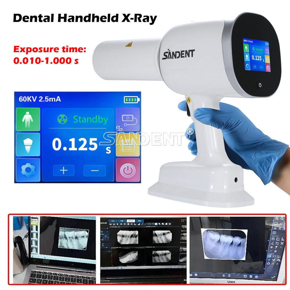 Dental Portable Mobile X-Ray Unit Macine Digital High Frequency+ Scatter Shield