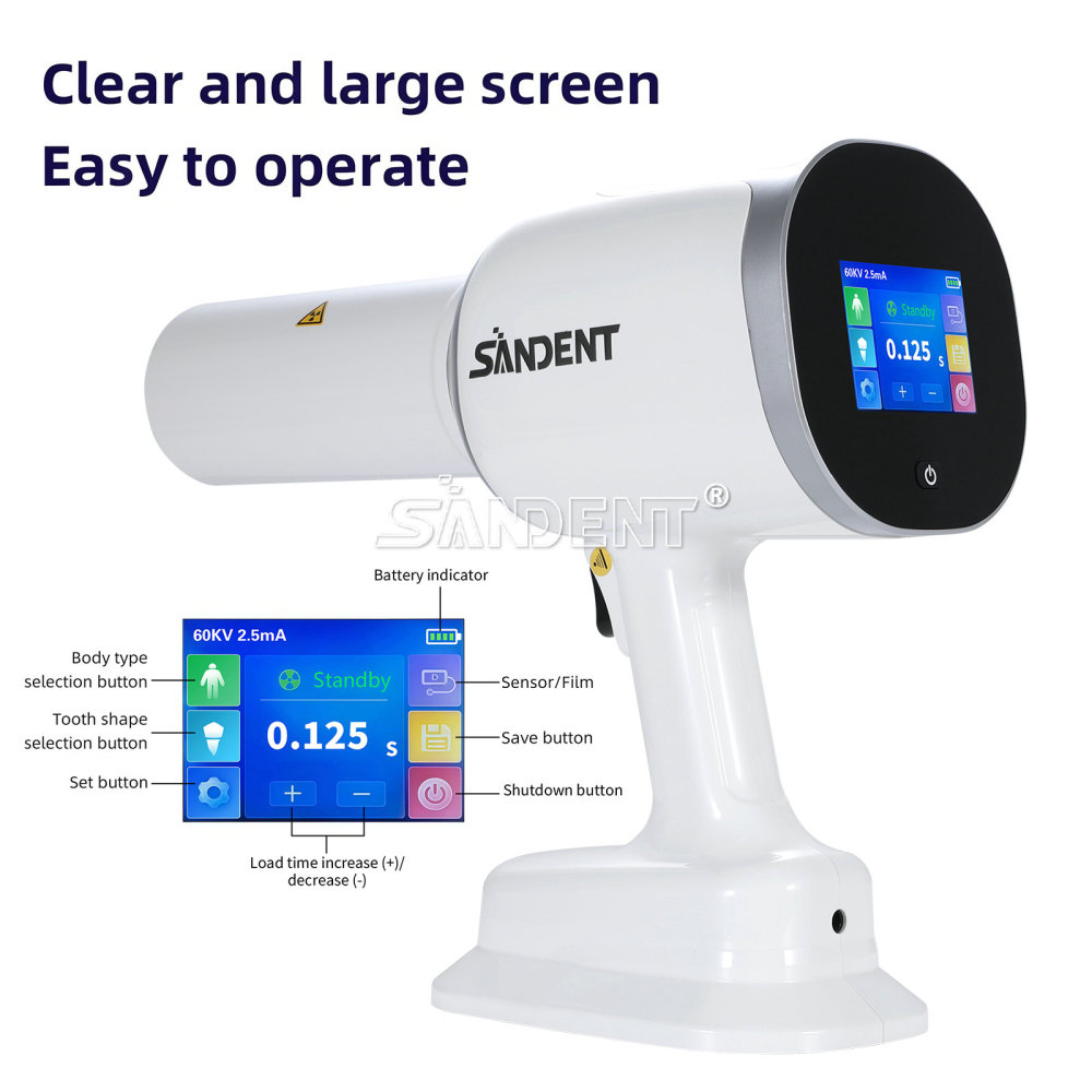 Dental Portable Mobile X-Ray Unit Macine Digital High Frequency+ Scatter Shield