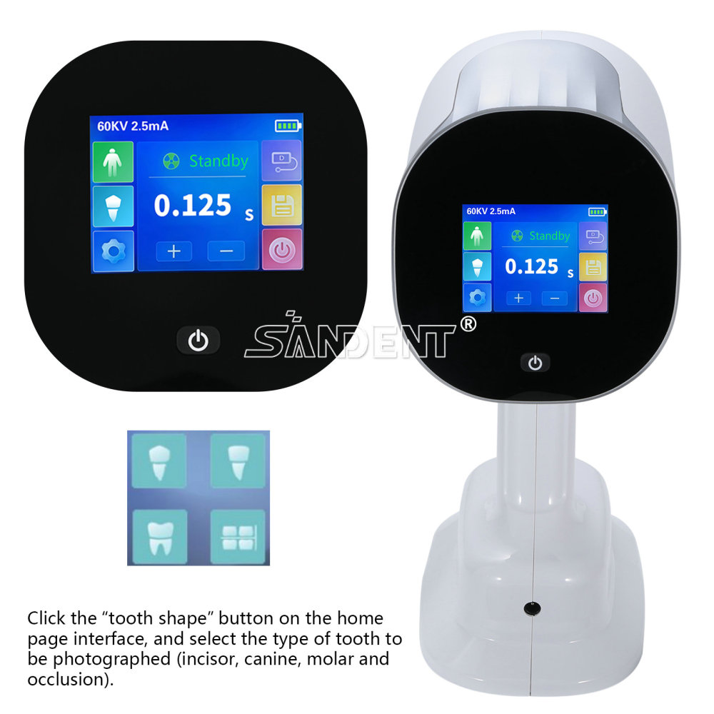 Dental Portable Mobile X-Ray Unit Macine Digital High Frequency+ Scatter Shield