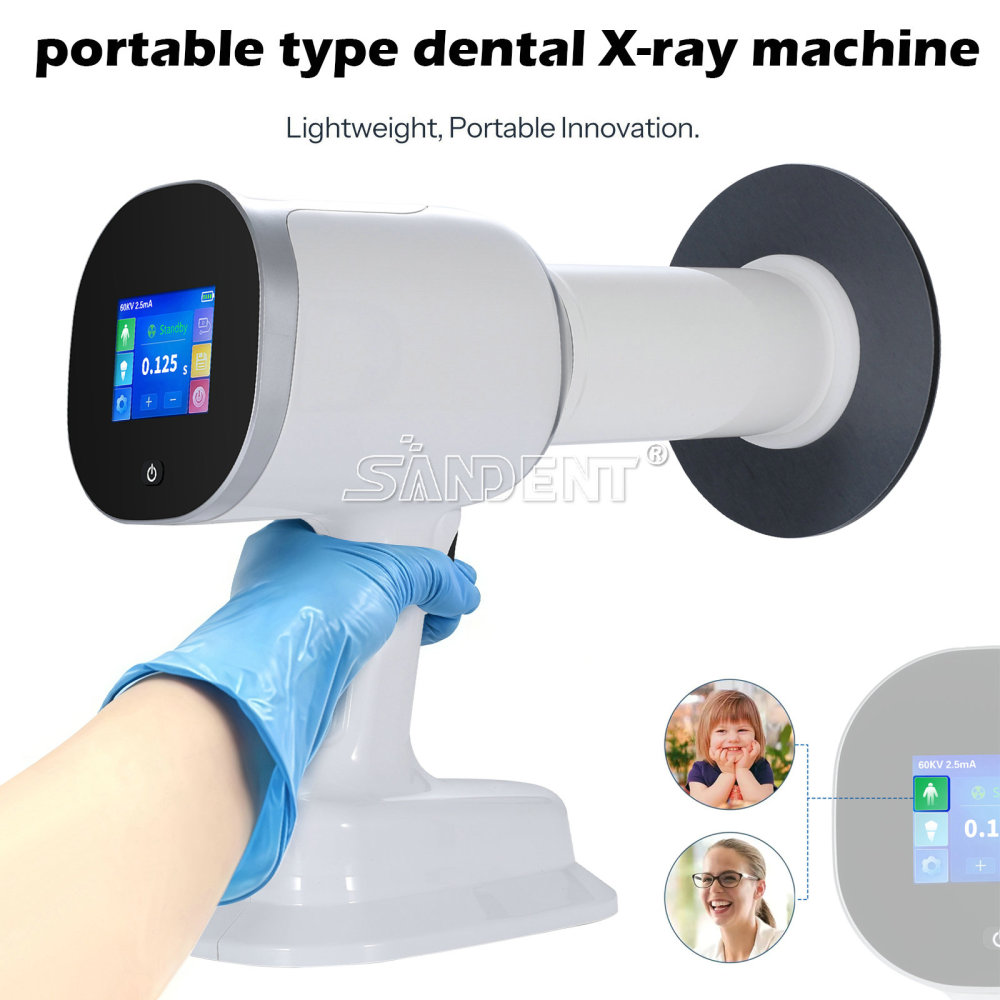 Dental Portable Mobile X-Ray Unit Macine Digital High Frequency+ Scatter Shield