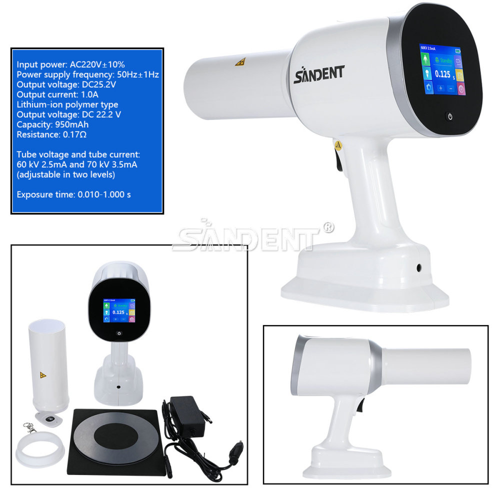 Dental Portable Mobile X-Ray Unit Macine Digital High Frequency+ Scatter Shield