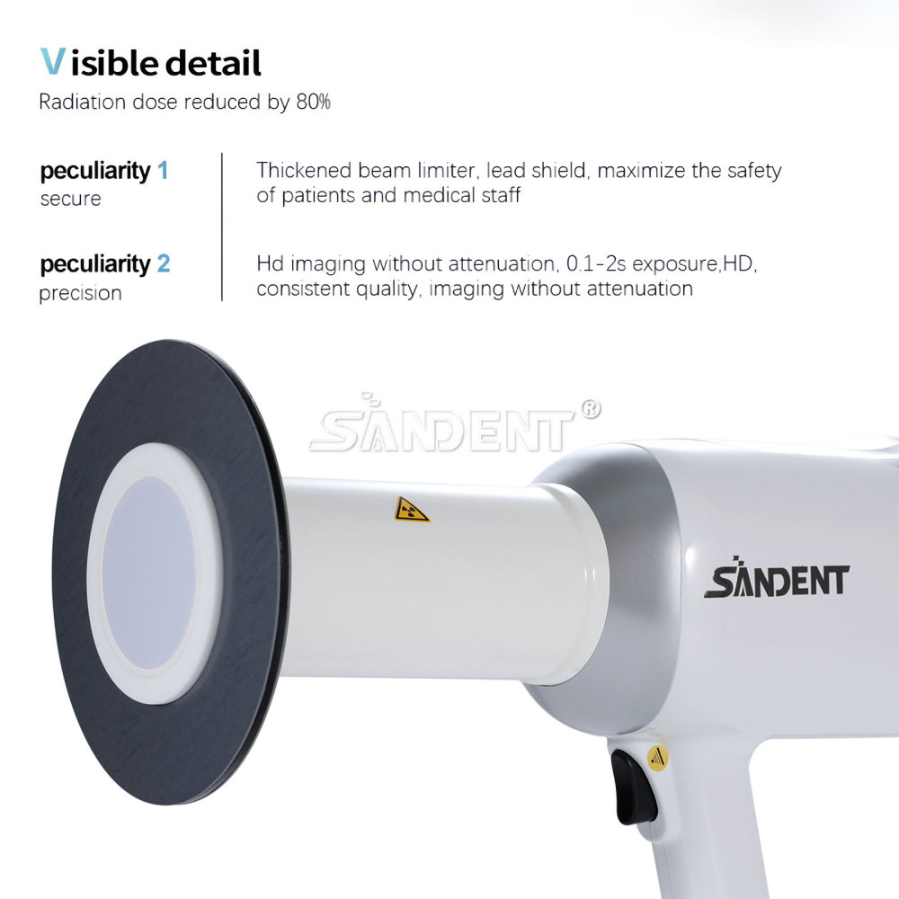 Dental Portable Mobile X-Ray Unit Macine Digital High Frequency+ Scatter Shield