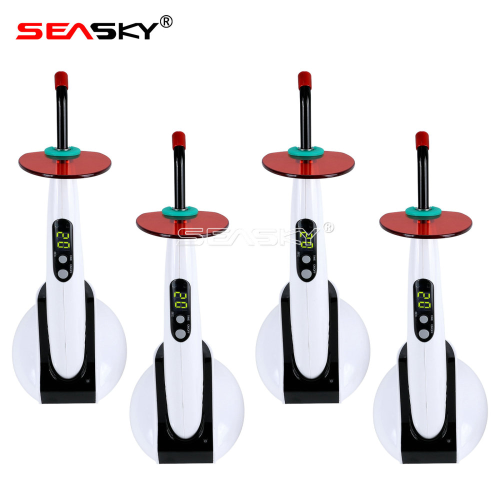 Woodpecker Style Wireless Cordless LED Dental Curing Light Lamp Teeth Whitening