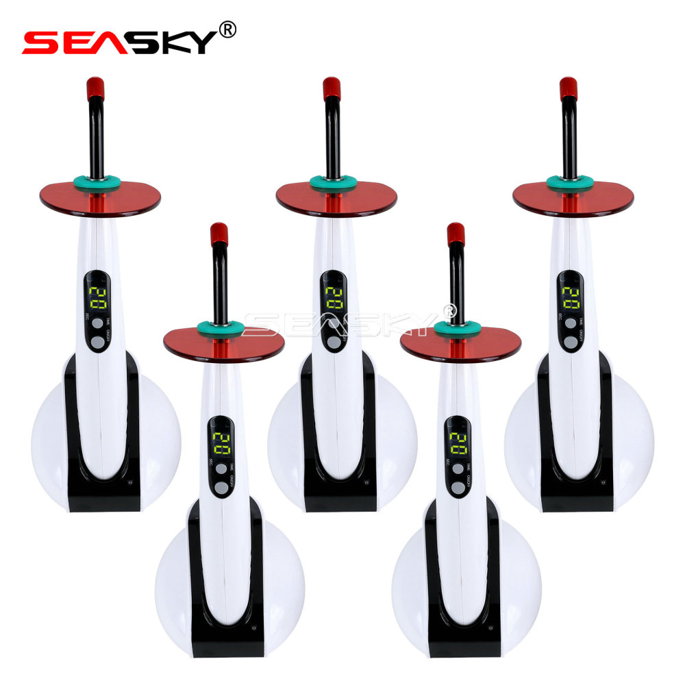 Woodpecker Style Wireless Cordless LED Dental Curing Light Lamp Teeth Whitening