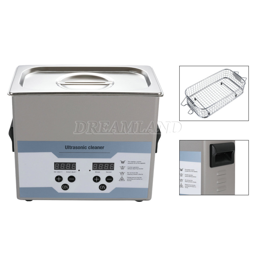 3.2L Ultrasonic Cleaner with Timer Heating Machine Digital Sonic Cleaner
