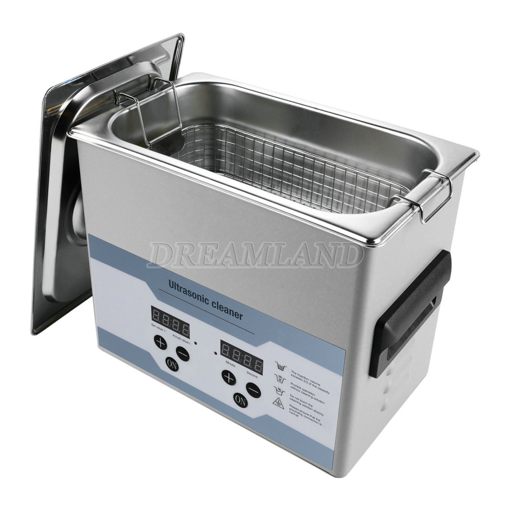 3.2L Ultrasonic Cleaner with Timer Heating Machine Digital Sonic Cleaner