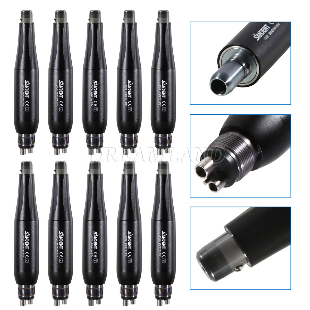 Dental Hygiene Prophy Handpiece Air Motor 4Holes 4:1 Nose Cone 360°Swivel