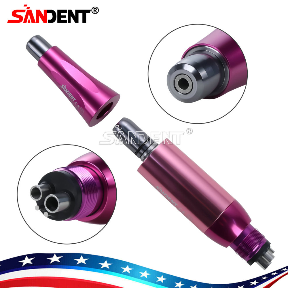 Dental Hygiene Prophy Handpiece Air Motor 4Holes 4:1 Nose Cone 360°Swivel