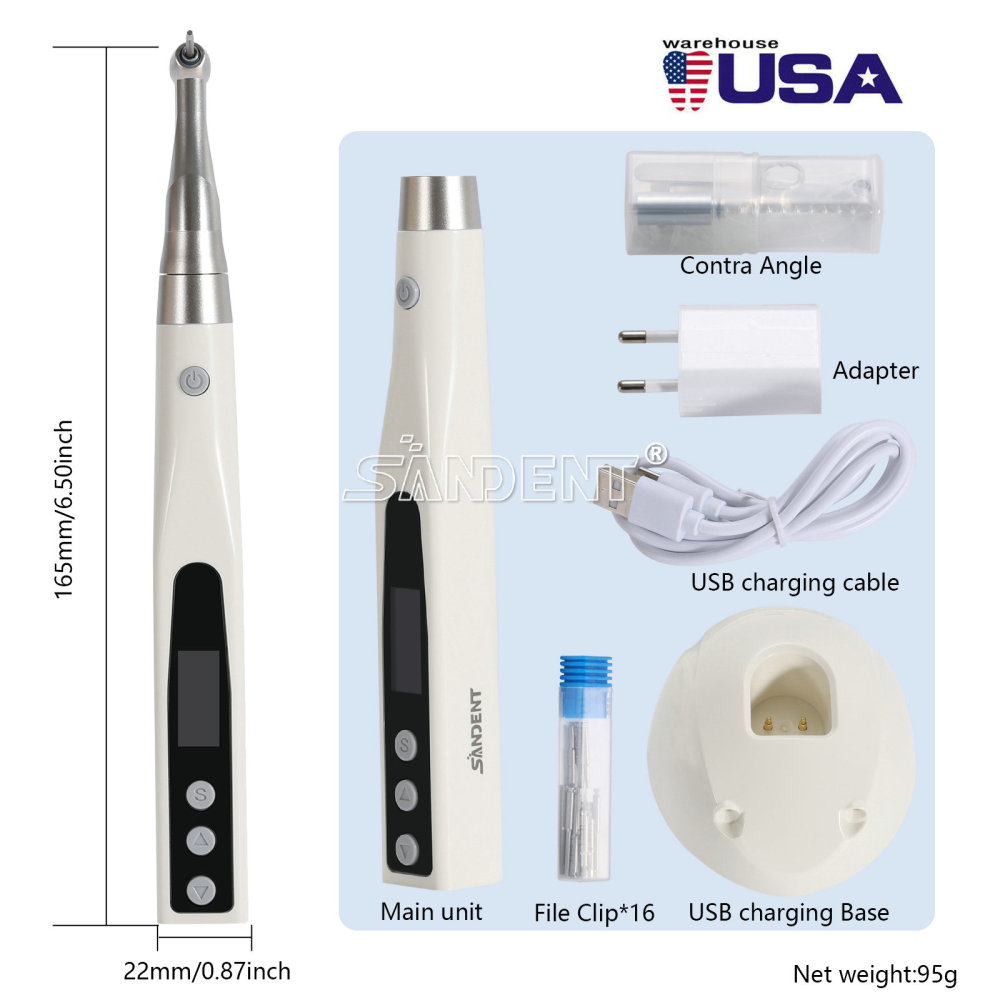 Dental Wireless Implant Electric Torque Wrench Handpiece Driver 360° Rotate Tool