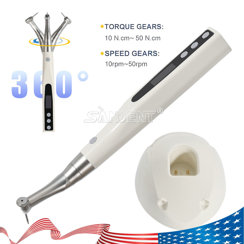 Dental Wireless Implant Electric Torque Wrench Handpiece Driver 360° Rotate Tool
