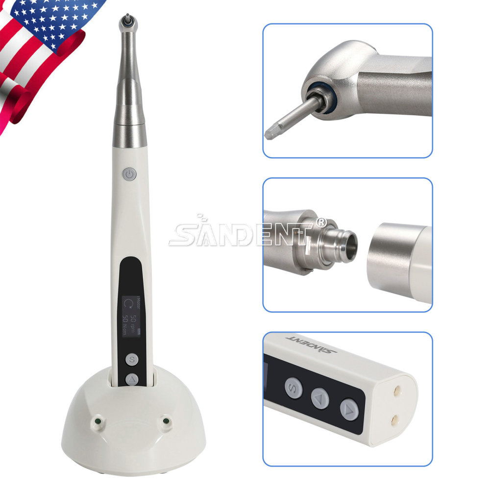 Dental Wireless Implant Electric Torque Wrench Handpiece Driver 360° Rotate Tool