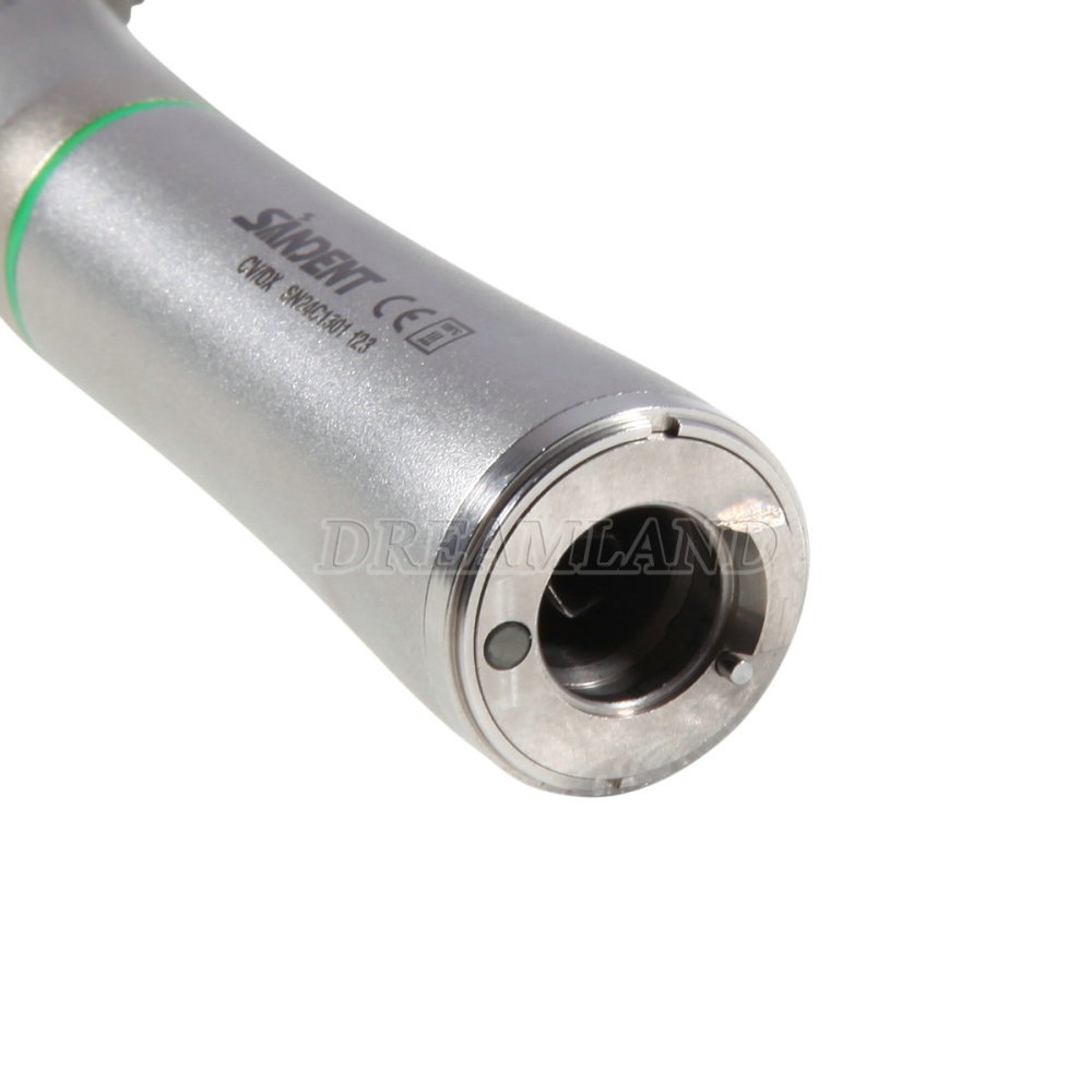 Dental Surgical LED Fiber Optic Implant Handpiece 20:1 Reduction Contra Angle
