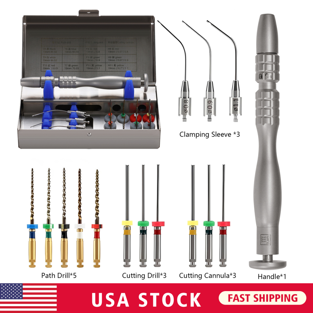Dental Endo Root Canal Broken Files Extractor Endodontic Removal System Kit