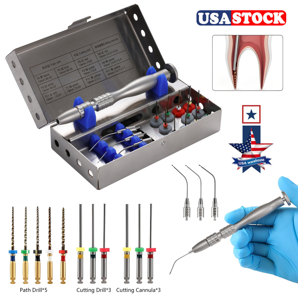 Dental Endo Root Canal Broken Files Extractor Endodontic Removal System Kit