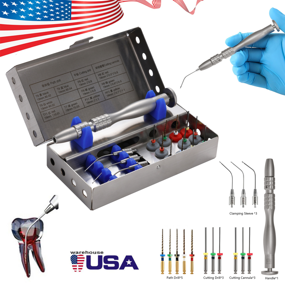 Dental Endo Root Canal Broken Files Extractor Endodontic Removal System Kit
