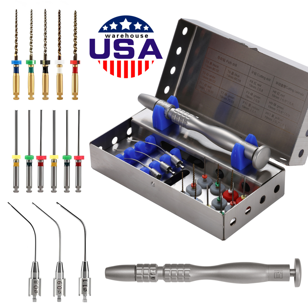 Dental Endo Root Canal Broken Files Extractor Endodontic Removal System Kit