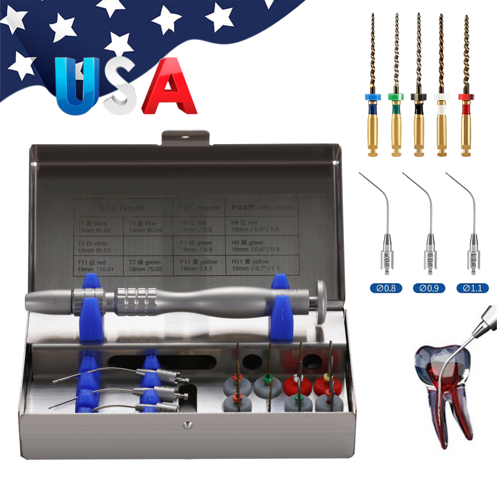 Dental Endo Root Canal Broken Files Extractor Endodontic Removal System Kit