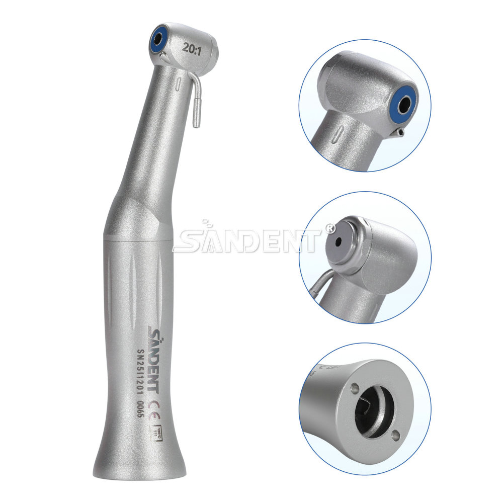 SANDENT Dental 20:1 Reduction Implant Low Speed Contra Angle Handpiece