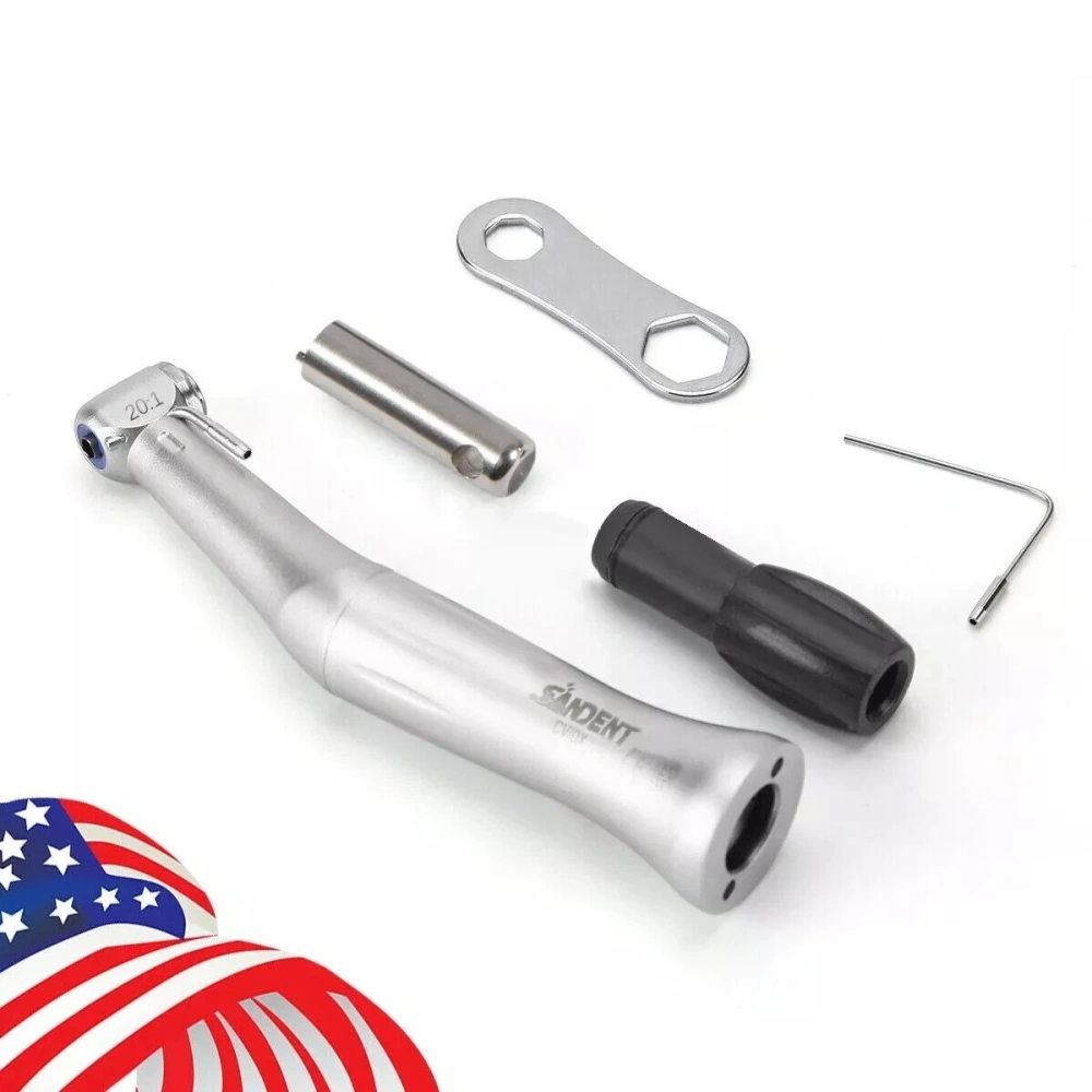 NSK Style SG20 Dental Implant 20:1 Reduction Contra Angle Handpiece Push Button