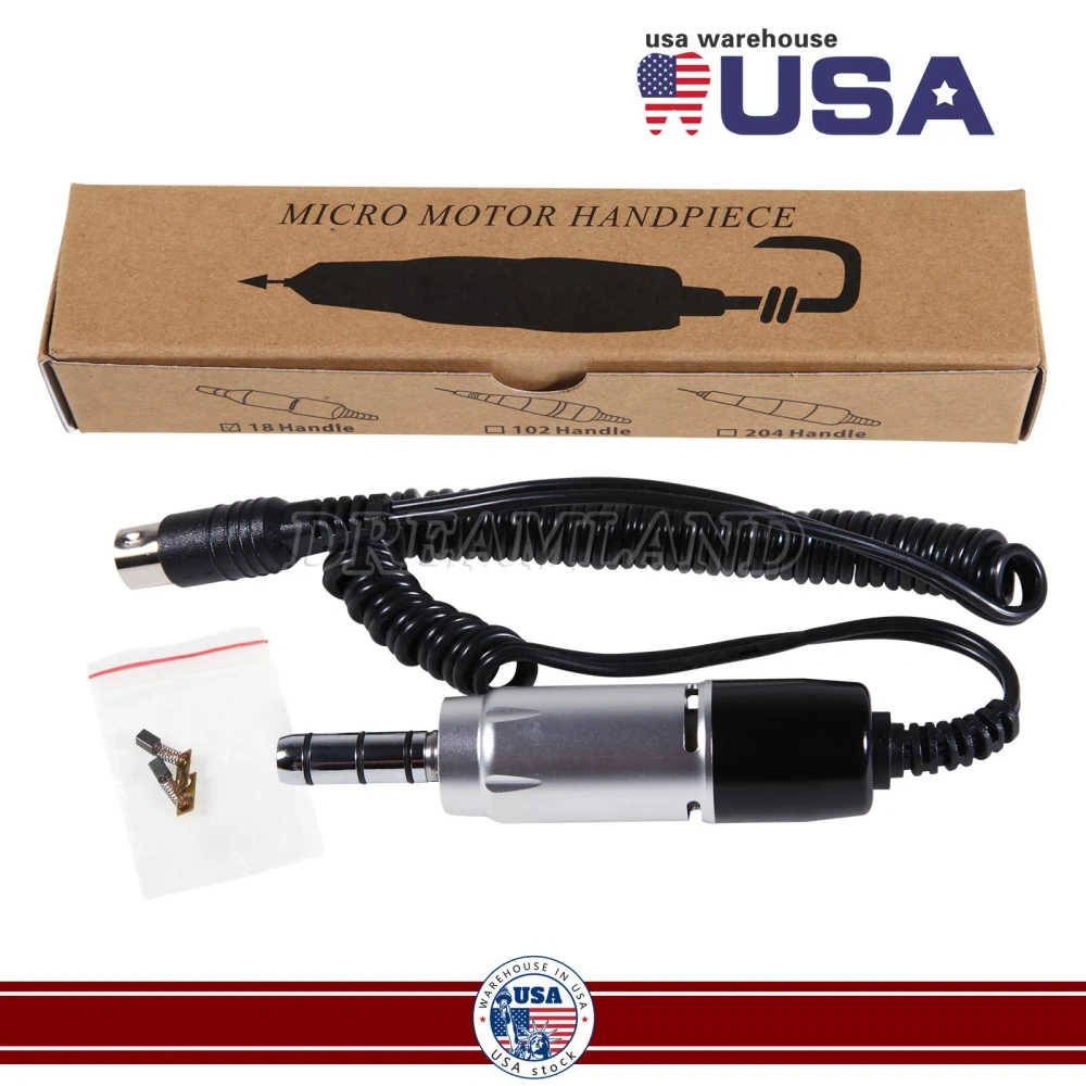 Dental Lab Marathon Electric Micromotor Polishing Unit / 35K rpm Motor Handpiece