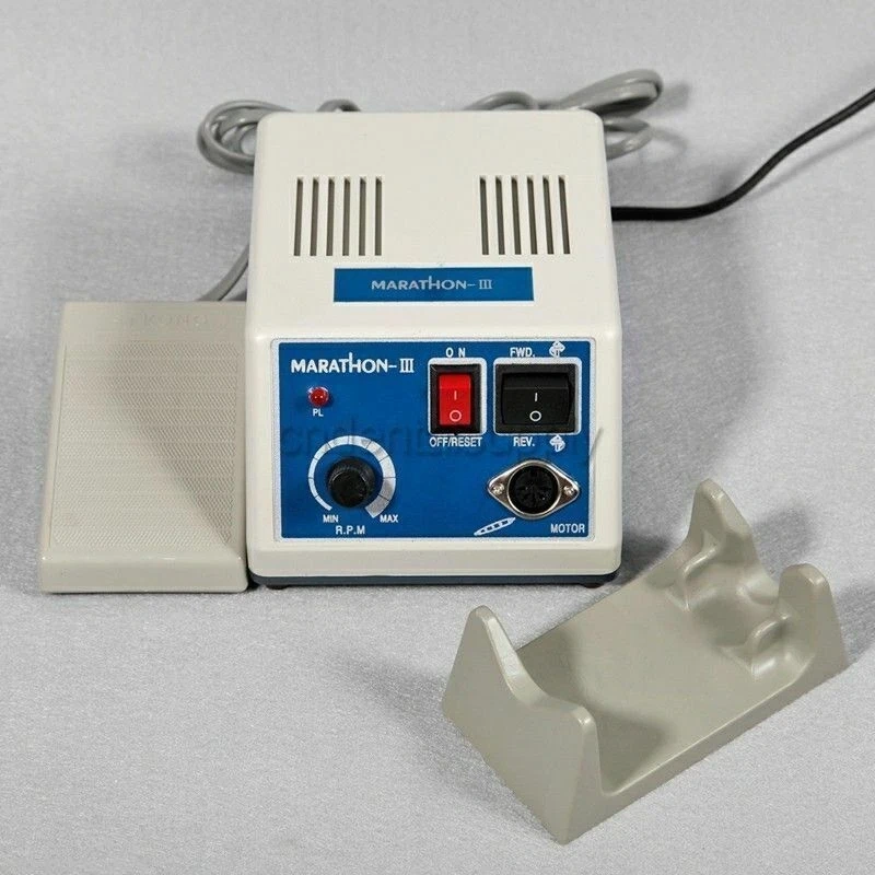 Dental Lab Marathon Electric Micromotor Polishing Unit / 35K rpm Motor Handpiece