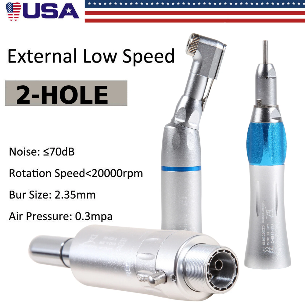 10 kits Low speed handpieces kit 2 holes