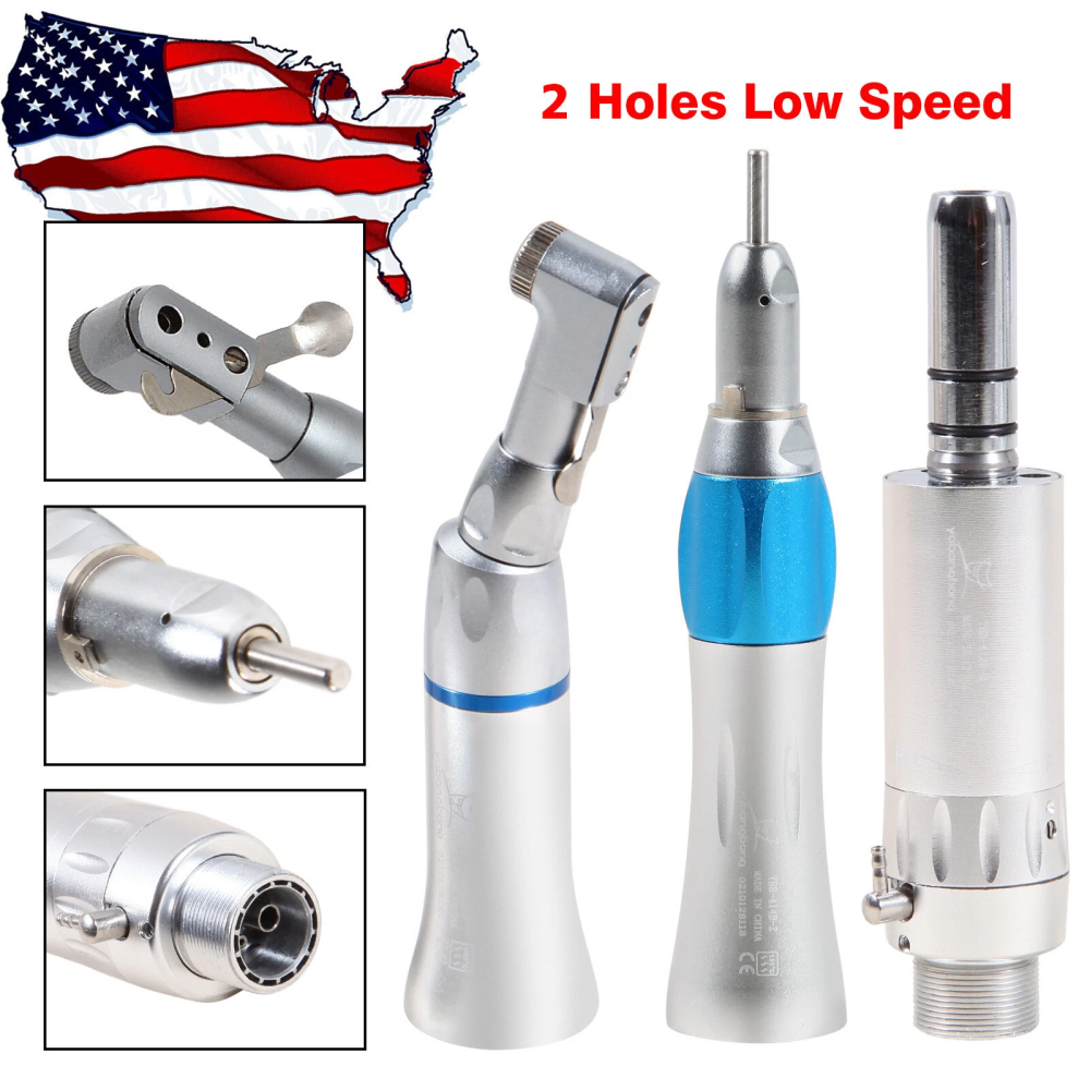 10 kits Low speed handpieces kit 2 holes