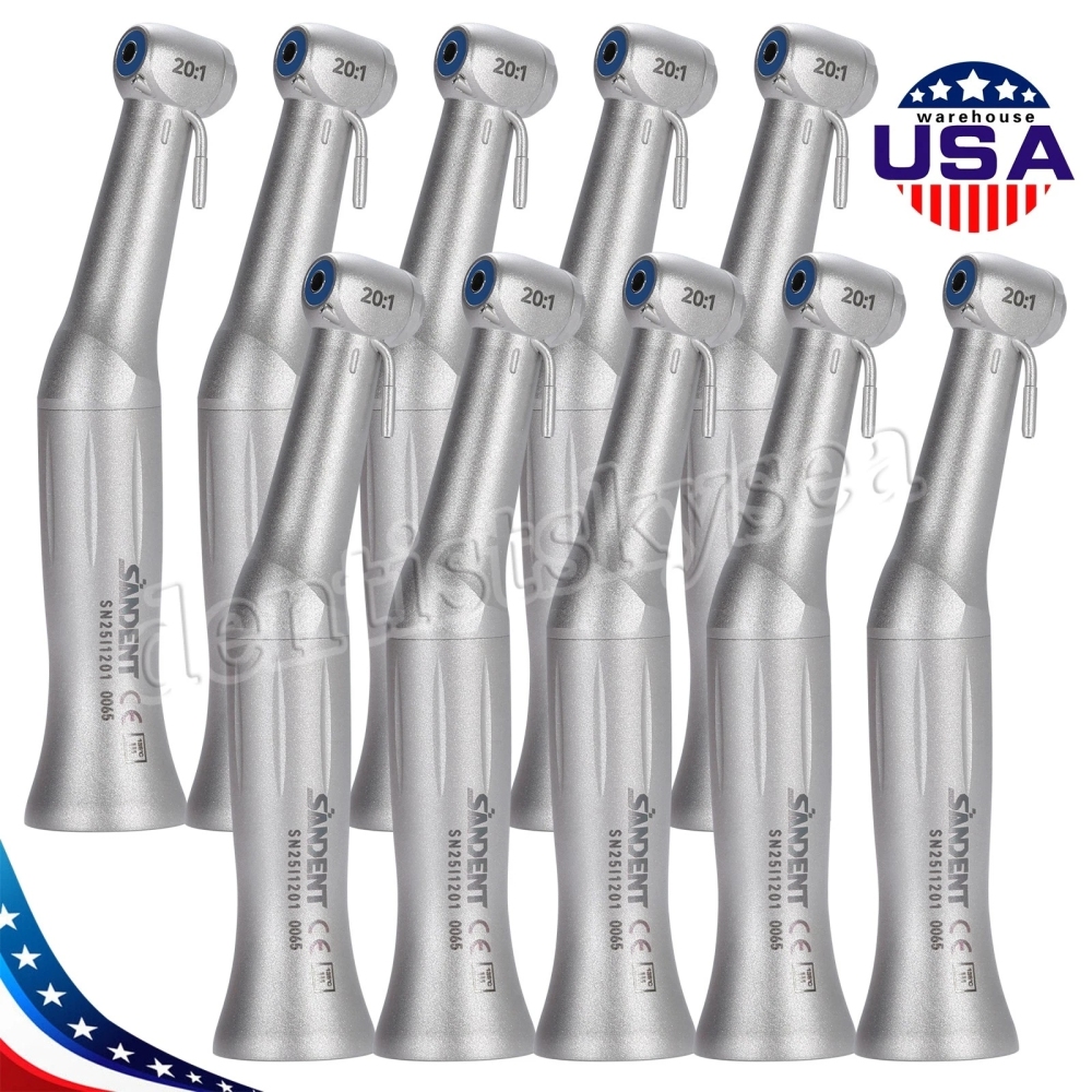 SANDENT Dental 20:1 Reduction Implant Low Speed Contra Angle Handpiece