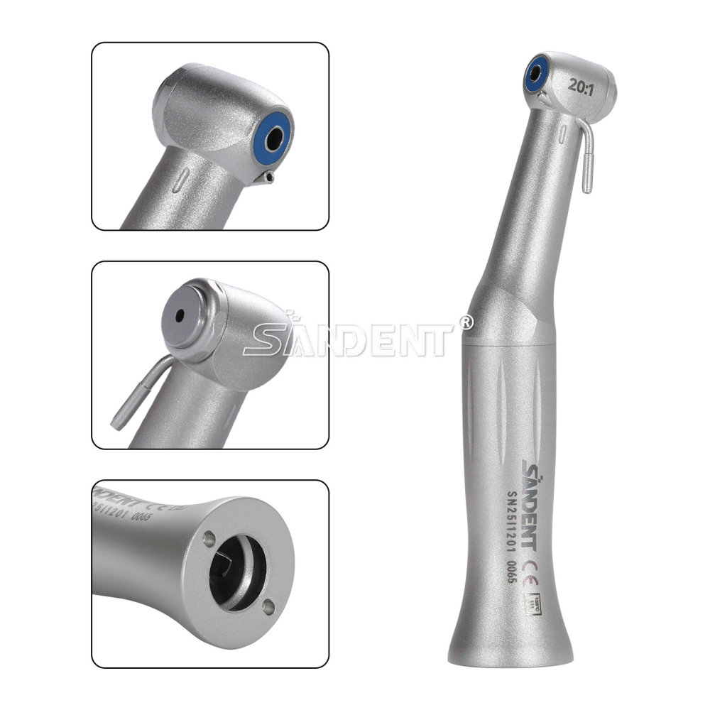 SANDENT Dental 20:1 Reduction Implant Low Speed Contra Angle Handpiece